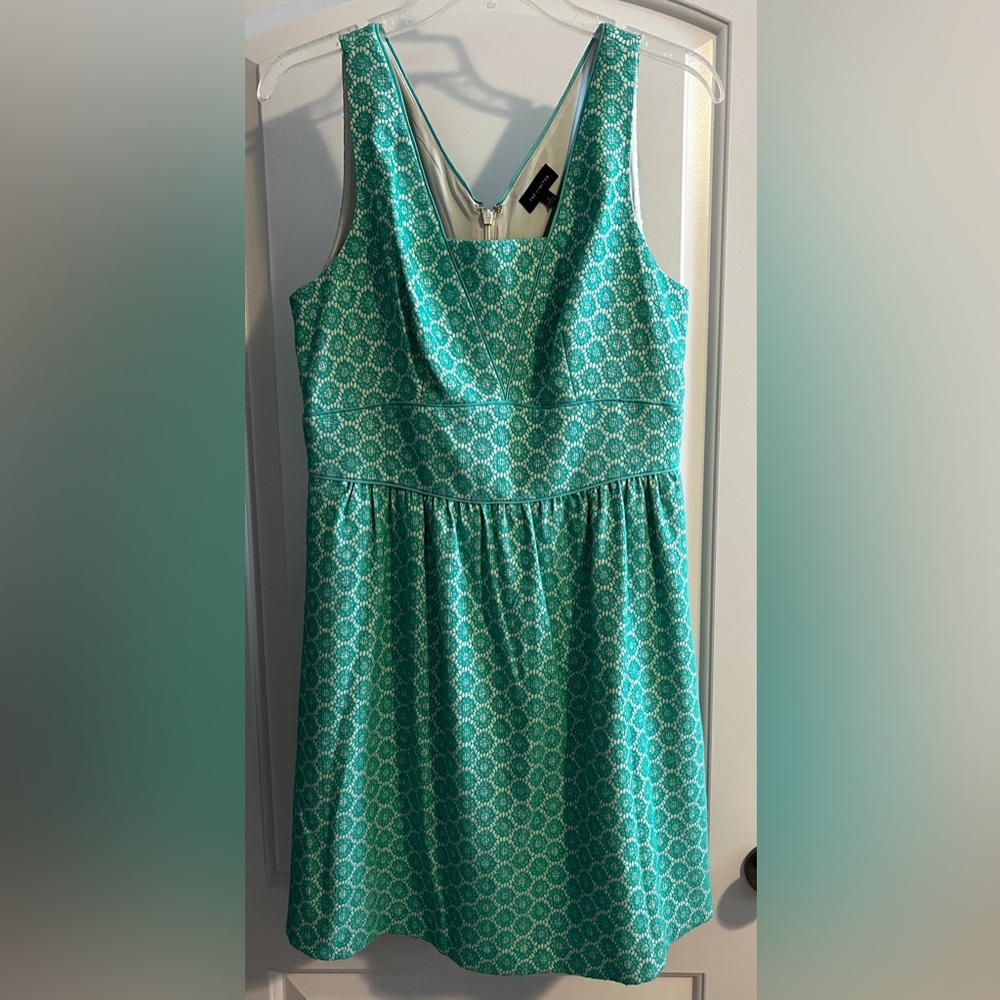 The Limited Teal Lace Sleeveless Dress